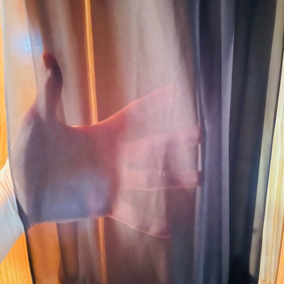 Formal sheet black shawl with beaded (black design) - Picture 7 of 7